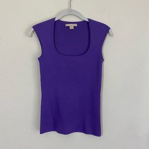 Michael Kors Cashmere Scoop Neck Tank Top